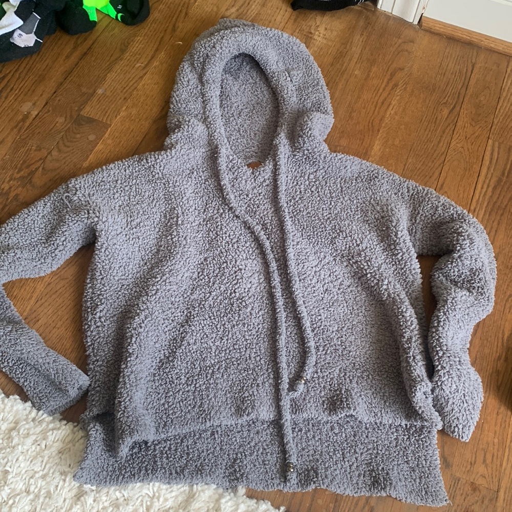 POL clothing teddy bear hoodie Sherpa